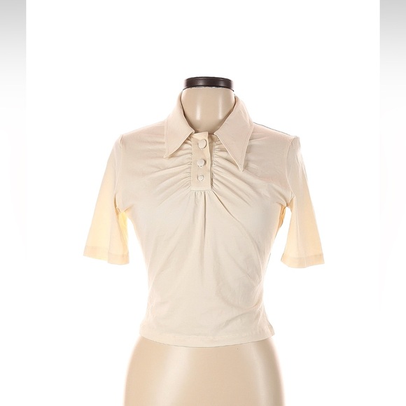 Anne Isabella off white cotton polo - Picture 4 of 7